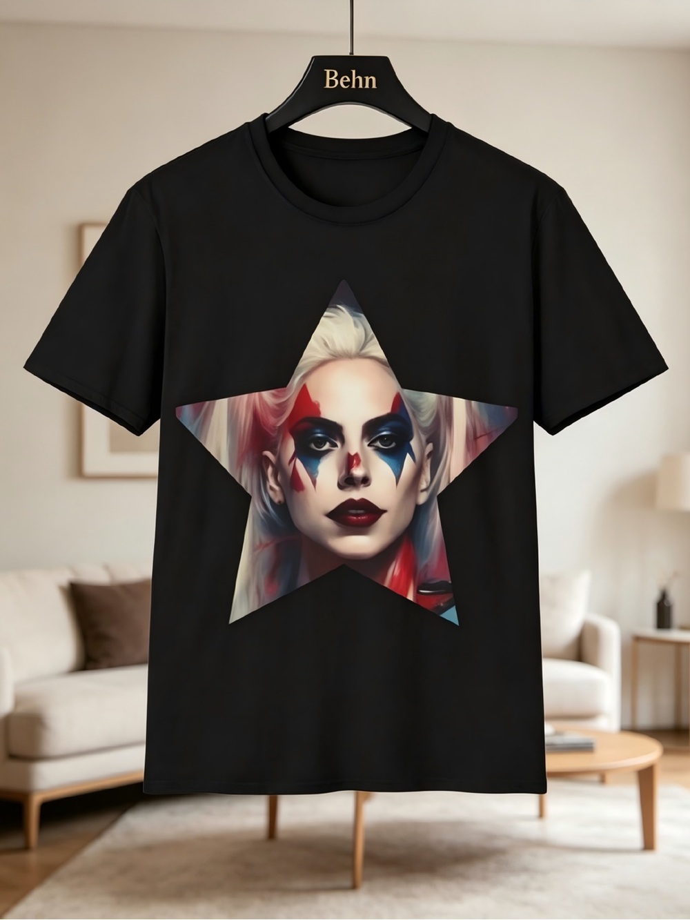 Lady Gaga Harley Quinn Star Unisex T-Shirt Gift For Fan